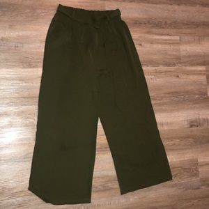 Green Palazzo Pants